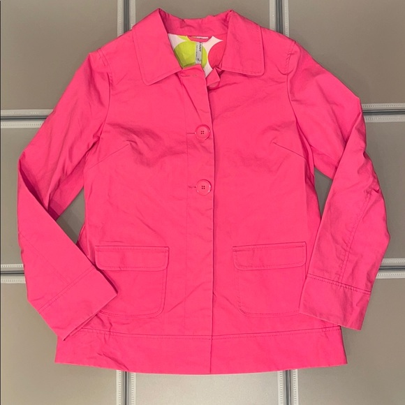 Old Navy Pink Spring Jacket - Picture 2 of 10